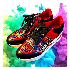 Michael Kors Lindy Trainers Sneakers Women's Size 9 Excellent Condition!!!!